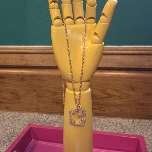 Coach Gold Necklace with Knot Pendant - Picture 7 of 11